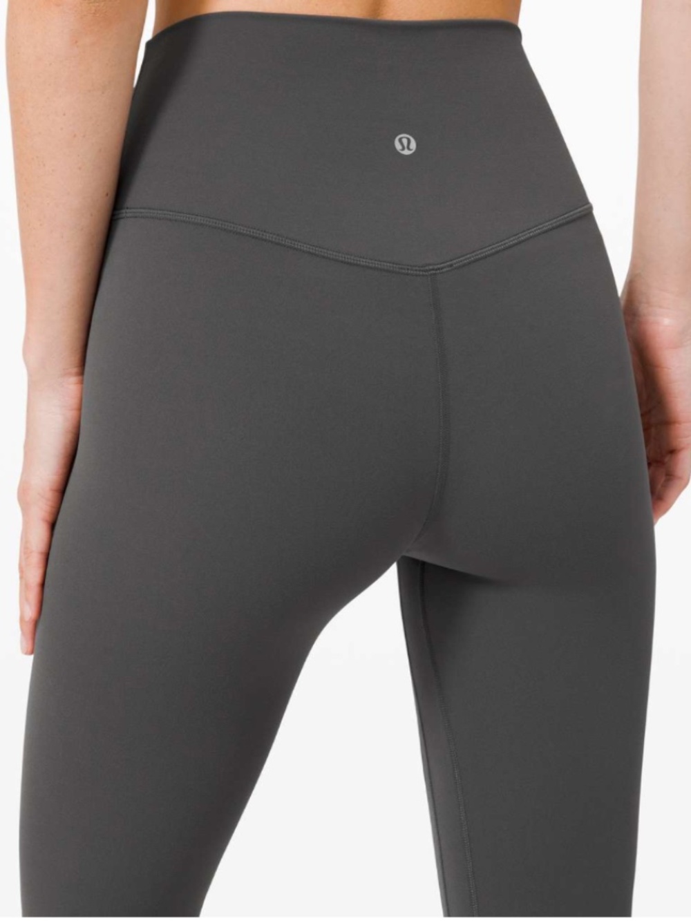 Lululemon Align Pant Full Length Leggings 28" in Grey (Graphite Grey?) size 4